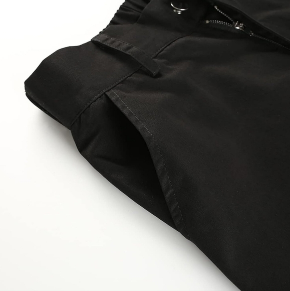 JEAAMKSSER Women's High-Waisted Baggy Y2K Cargo Pants L - Picture 5 of 7